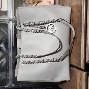 Michael Kors  grey bag 13 x 10 x 5.5